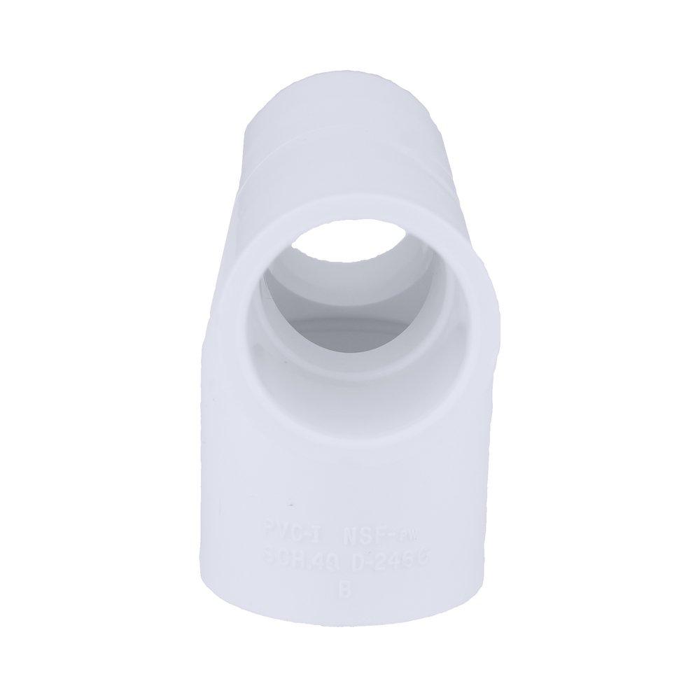 White PVC Schedule 40 Tee 