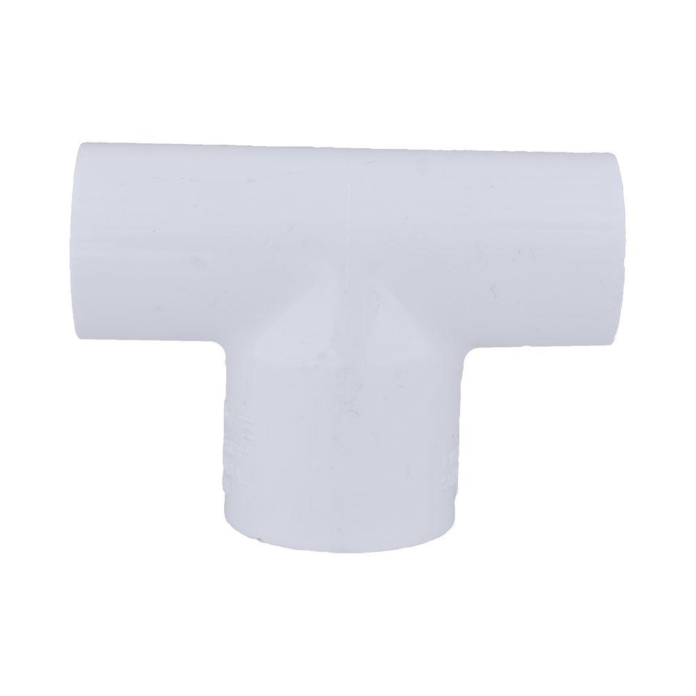 White PVC Schedule 40 Tee 