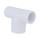 White Slip Reducing Schedule 40 PVC Tee 