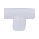 White Slip Reducing Schedule 40 PVC Tee 