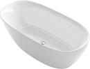 Sterling White 66-15/16 x 31-1/2 in. Freestanding Bathtub Center 