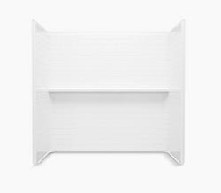 30 x 60 in. Tub & Shower Wall Set in White