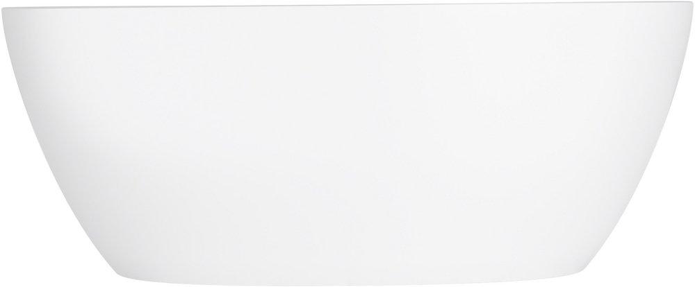 Sterling White 59-1/16 x 29-9/16 in. Freestanding Bathtub Center 