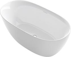 59-1/16 x 29-9/16 in. Freestanding Bathtub Center in White