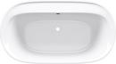 Sterling White 65-7/16 x 36-1/4 in. Freestanding Bathtub with Center Rear Drain 