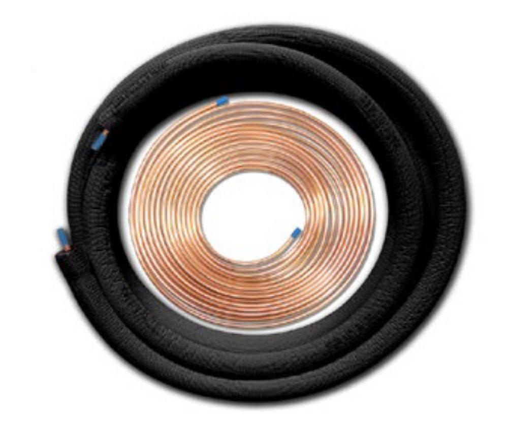 JMF Black 3/8 in. x 3/4 in. x 1/2 in. Mini-Split Line Set 