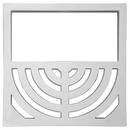 Jones Stephens White PVC Three-Quarter Top Grate 