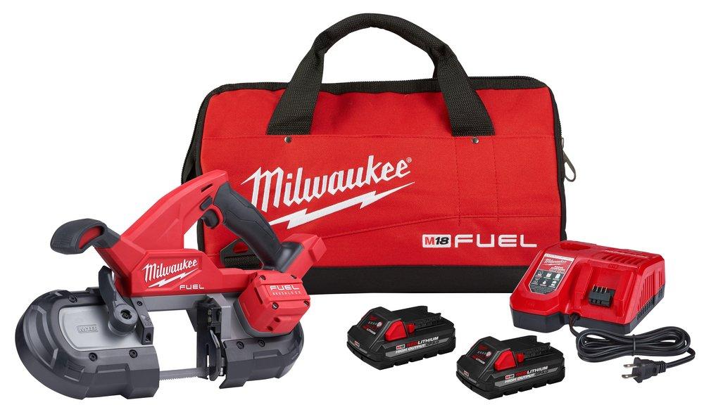 Milwaukee® Black Cordless Lithium-ion 3A Band Saw Tool Kit 