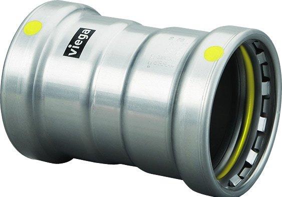 Viega 5-49/50 in. Press Global Stop Carbon Steel Coupling 
