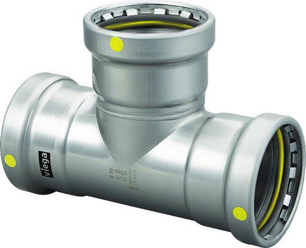 VIEGA MEGAPRESSG TEE  CARBON STEEL  P1  2-1/2  P2  2-1/2  P3  1-1/4 