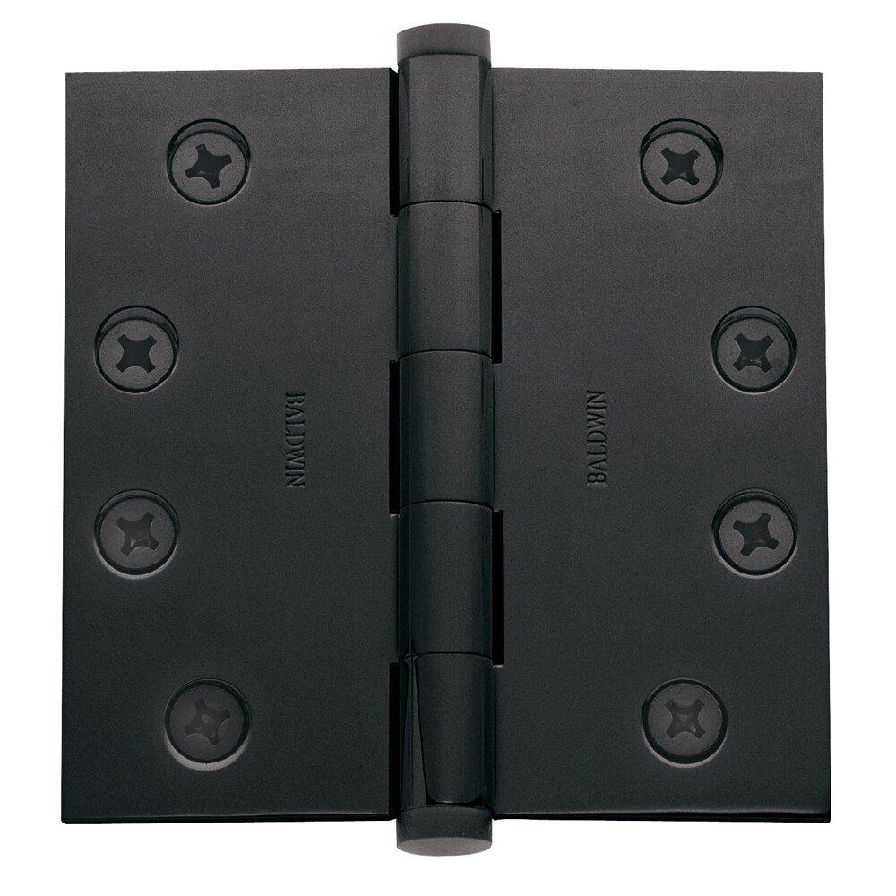 Baldwin Oil Rubbed Bronze 4 in. Door Hinge 