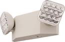 5.4 W 2 Light Integrated LED Emergency Light in Ivory White