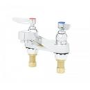 T&S Brass Chrome Plated Two Handle Bathroom Sink Faucet 