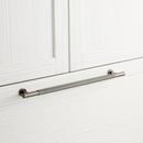 Signature Hardware Antique Nickel 17 in. Rectangular Knurled Appliance Pull 