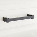 Signature Hardware Matte Black 7 in. Rectangular Cabinet Pull 