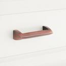 3-3/8 in. V-shaped Cabinet Pull in Antique Copper