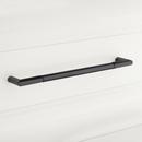 8-1/2 in. Rectangular Cabinet Pull in Satin Black