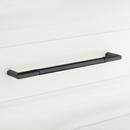 6-1/2 in. Rectangular Cabinet Pull in Satin Black