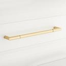 Signature Hardware Satin Brass 6-1/2 in. Rectangular Cabinet Pull 