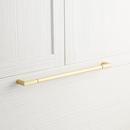 Signature Hardware Satin Brass 18-5/8 in. Rectangular Appliance Pull 