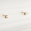 6 in. Center-to-Center Cabinet Pull in Satin Brass