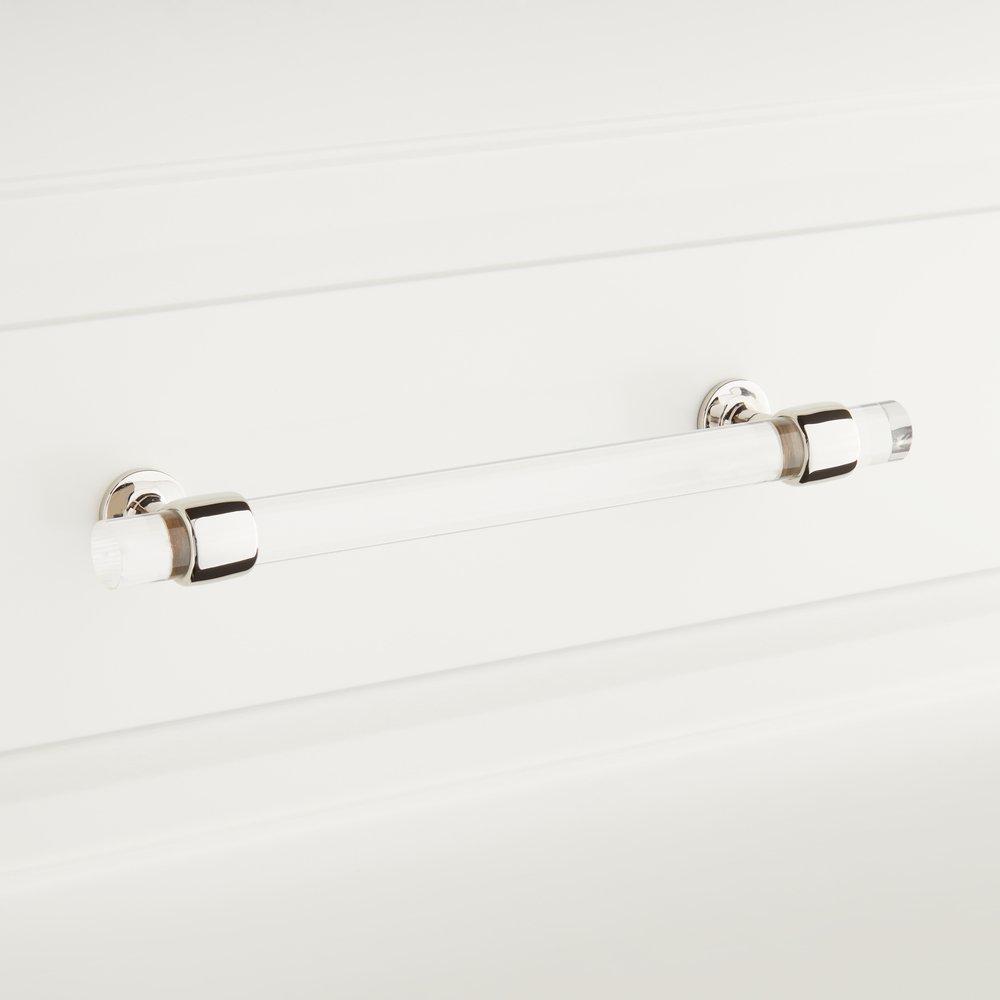 Signature Hardware Polished Nickel 4-3/4 in. Cabinet Pull 