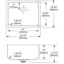 Dayton Satin 33 x 22 in. Stainless Steel Double Bowl Drop-in Kitchen Sink in Satin 