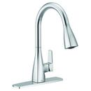 Cleveland Faucet Group Chrome Single Handle Pull Down Kitchen Faucet 