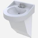 Whitehall Manufacturing White Matte Sensor Bathroom Sink Faucet 