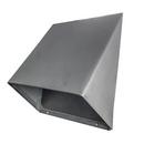 Builder's Best Dark Grey 7 x 3-3/8 x 4 in. Galvanized Steel Wall Vent 