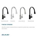 Single Handle Pull Down Kitchen Faucet in Matte Black 