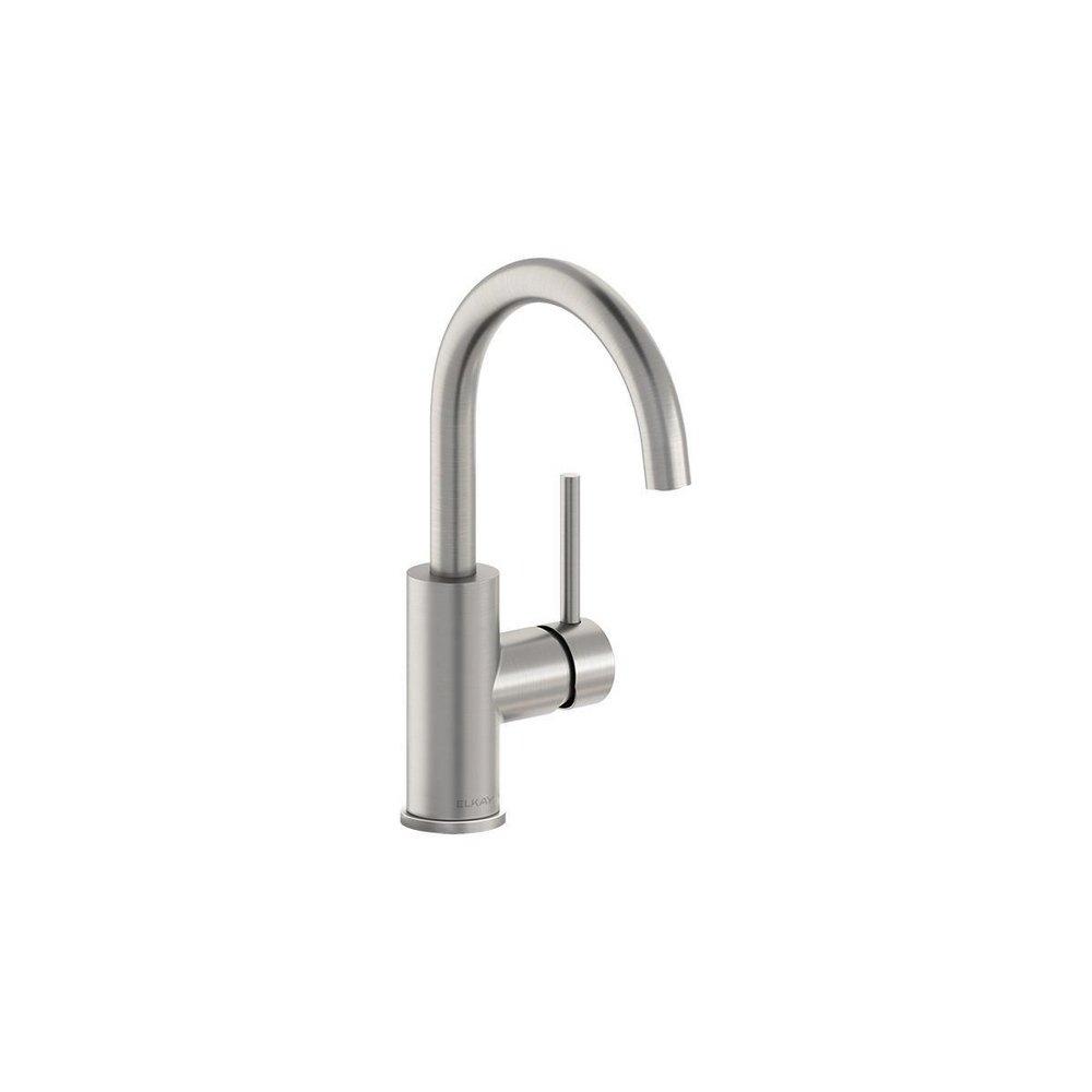 Single Handle Lever Bar Faucet in Lustrous Steel 