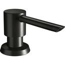 10 oz. Deck Mount Soap & Lotion Dispenser in Black Stainless