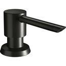 Elkay Black Stainless Deck Mount Brass and Plastic Soap Dispenser 