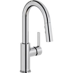 Single Handle Pull Down Bar Faucet in Chrome