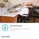 Elkay Lustrous Steel Single Handle Pull Down Kitchen Faucet 