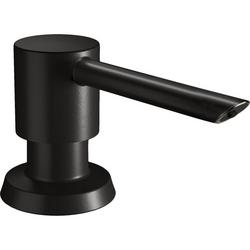 Brass Deck Mount Soap & Lotion Dispenser in Matte Black
