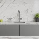 Single Handle Pull Down Bar Faucet in Lustrous Steel 