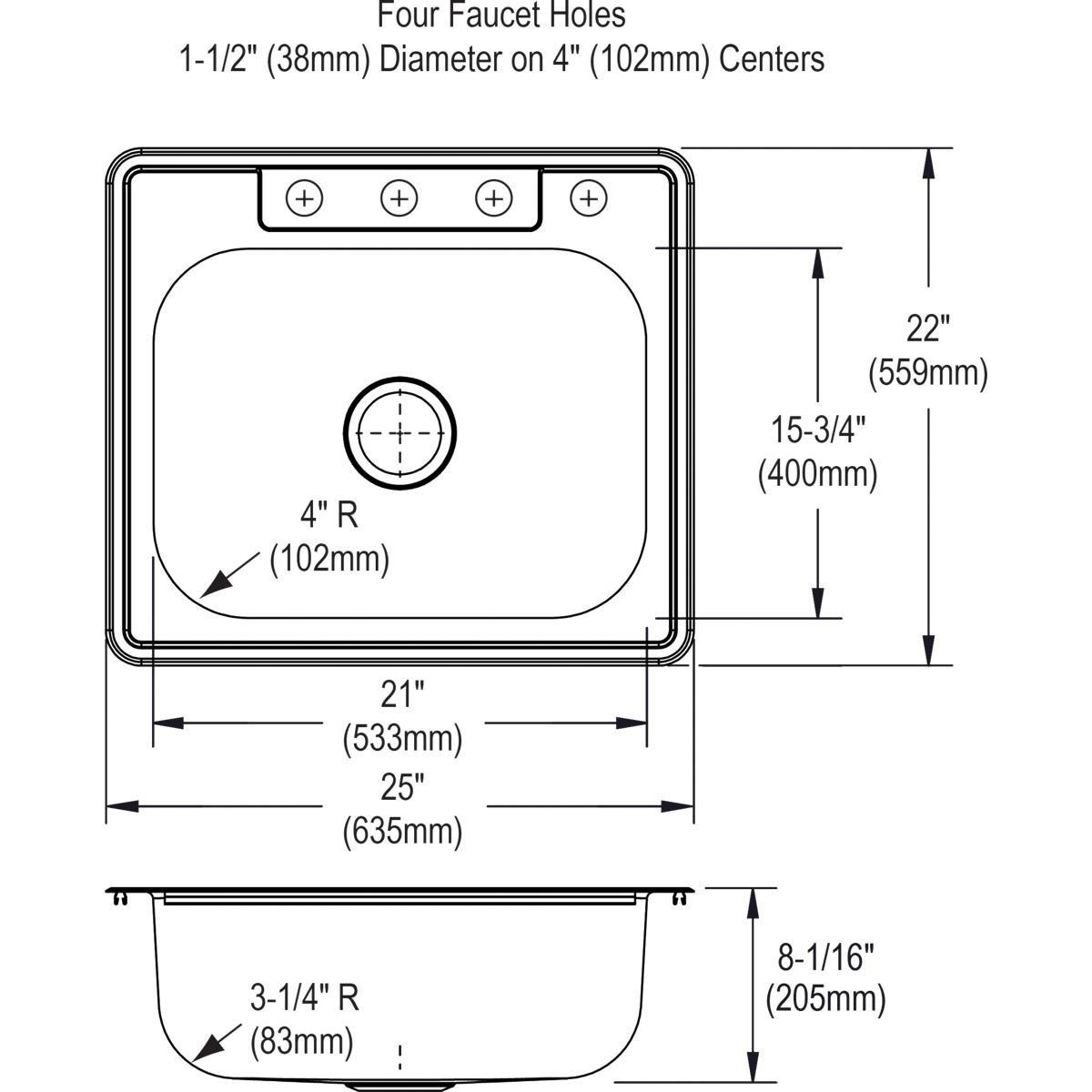 Elkay Caviar Plastic Disposer Flange with Basket Strainer and Stopper 