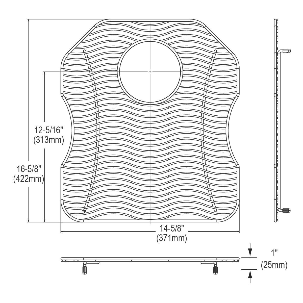Elkay Black Basket Strainer 