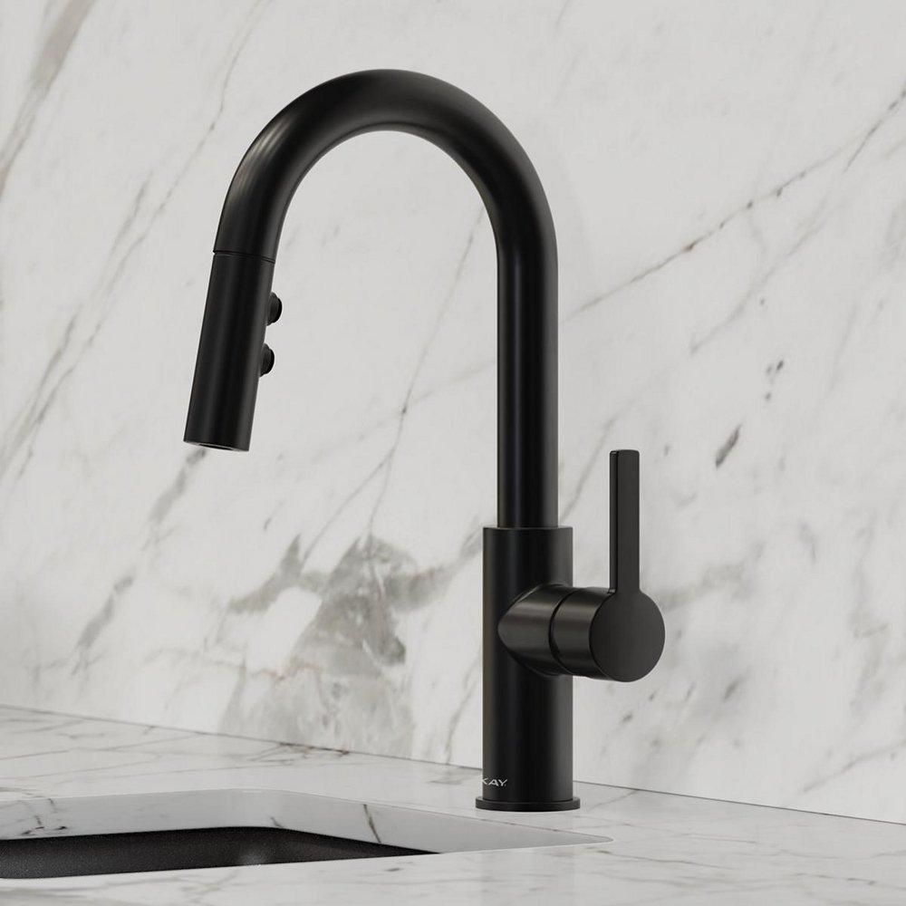 Elkay Matte Black Single Handle Bar Faucet 