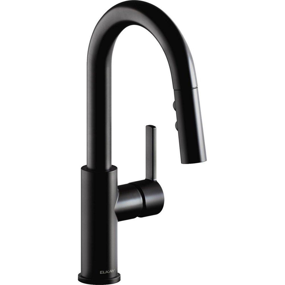 Elkay Matte Black Single Handle Bar Faucet 
