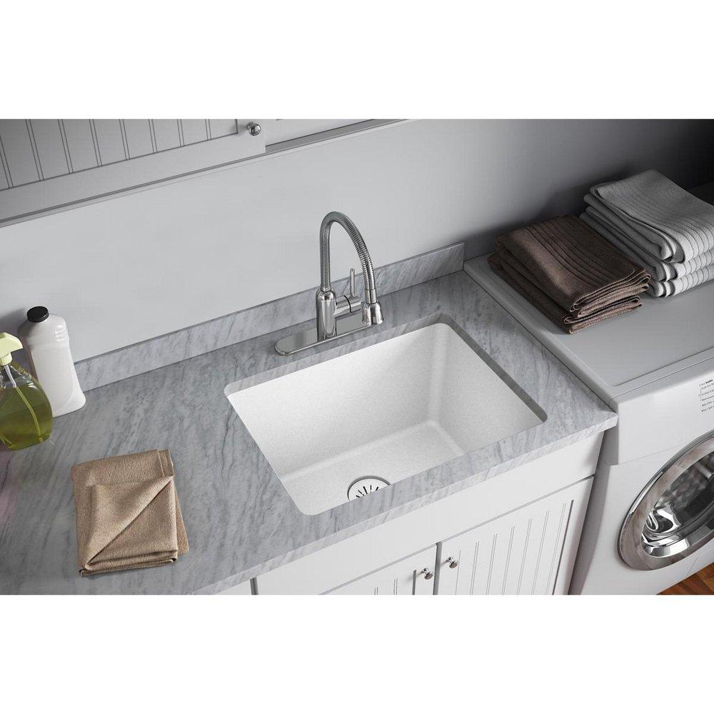 QUARTZ PERFECT DRAIN BASKET STRAINER ONLY - WHITE 