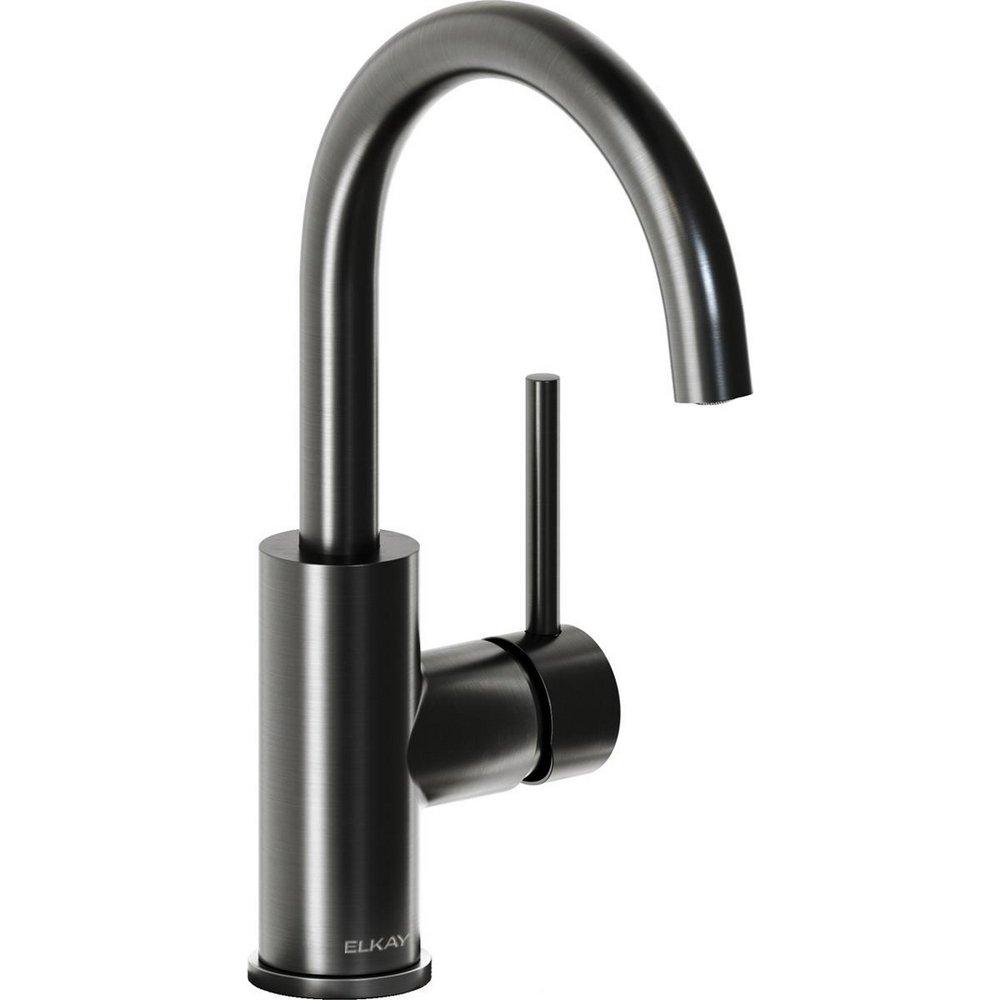 Single Handle Lever Bar Faucet in Black Stainless 
