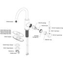 Single Handle Lever Bar Faucet in Black Stainless 