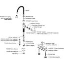 Elkay Lustrous Steel Single Handle Forward Rotating Lever Laundry Faucet 