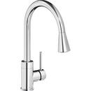 Single Handle Pull Down Kitchen Faucet in Chrome 