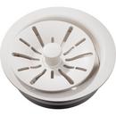 Perfect Drain 3-1/2" Disposer Flange with Removable Basket Strainer and Rubber Stopper in Ricotta