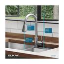 Single Handle Pull Down Kitchen Faucet in Lustrous Steel 