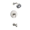 PROFLO&reg; Brushed Nickel Single Handle Bathtub & Shower Faucet Trim Only 